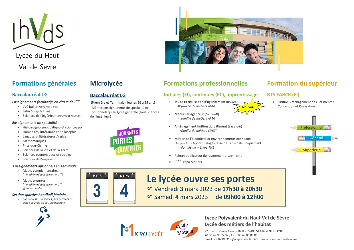 Affiche communication LHVDS 2022 2023