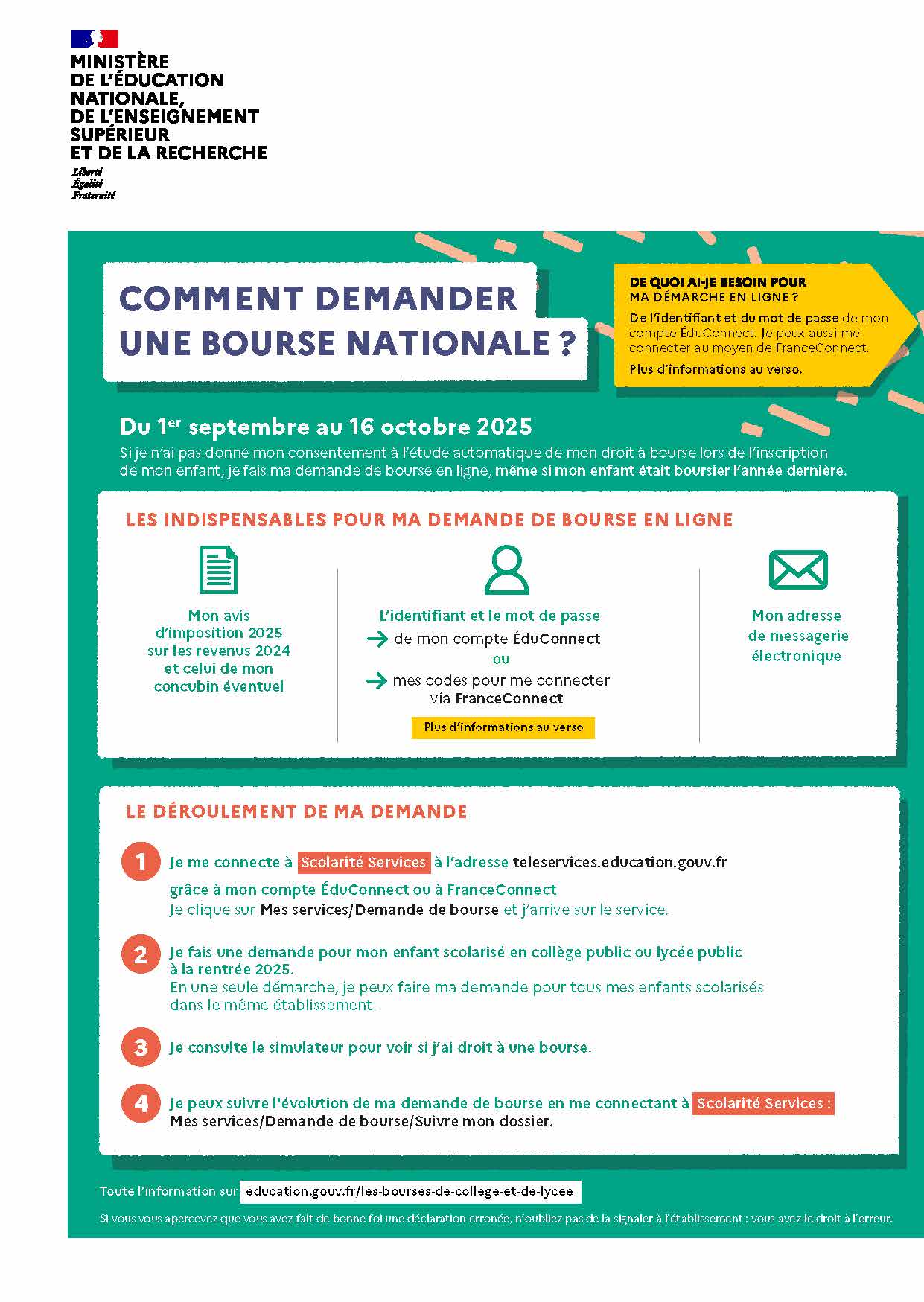 2025 bourse nationale lycee flyer Page 1