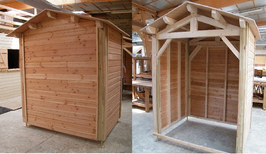 Abris bus réalisé par les CAP CB  en 2016