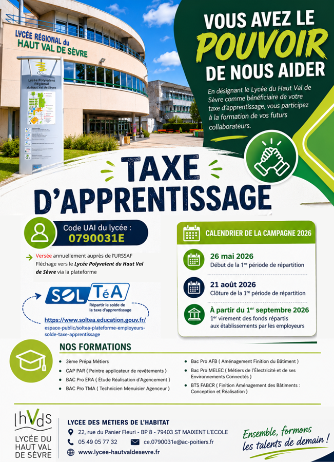 Taxe Apprentissage 2026